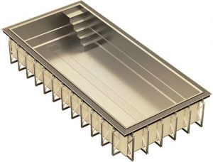 Structure monobloc en inox