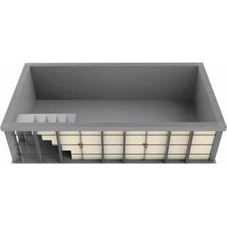 Piscine miroir polypropylène