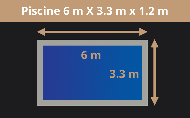 6m X 3.3m x 1.2m