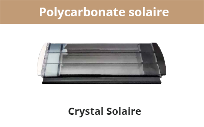 Volet Polycarbonate Crystal Solaire