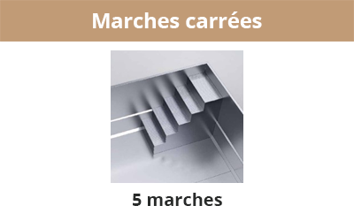 5 marches carrées