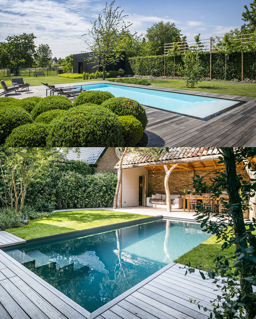 Piscine enterrée en polypropylène