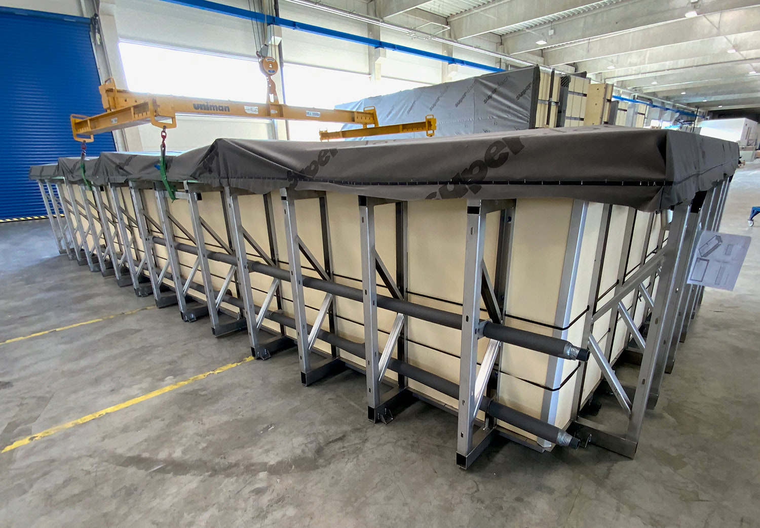 Caractéristiques piscine inox