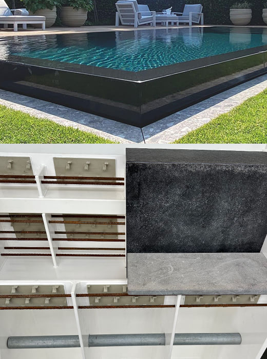 Finitions piscine polypropylène