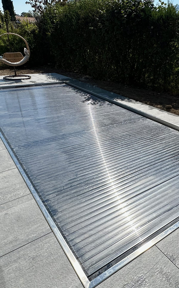 Installation volet piscine