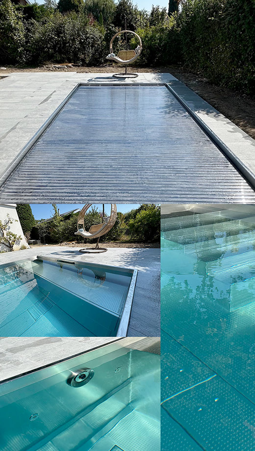 Option piscine coque inox