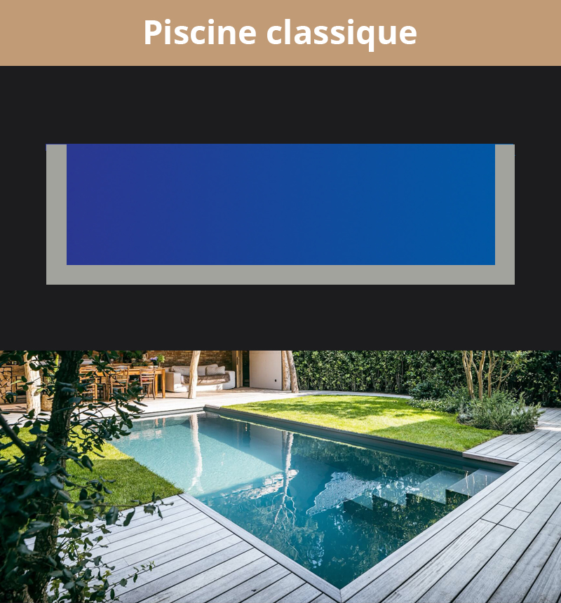 Piscine polypropylène classique