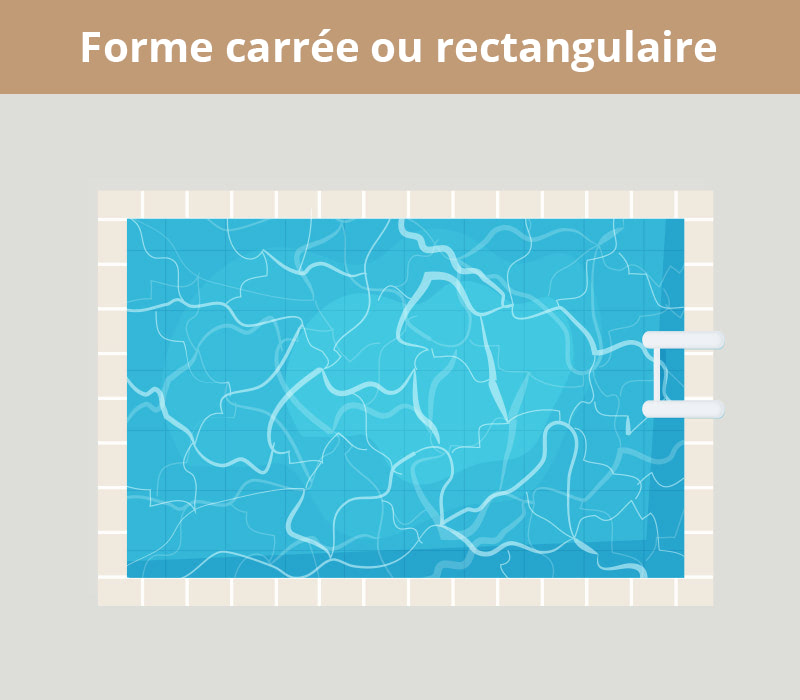 Forme carrée ou rectangulaire